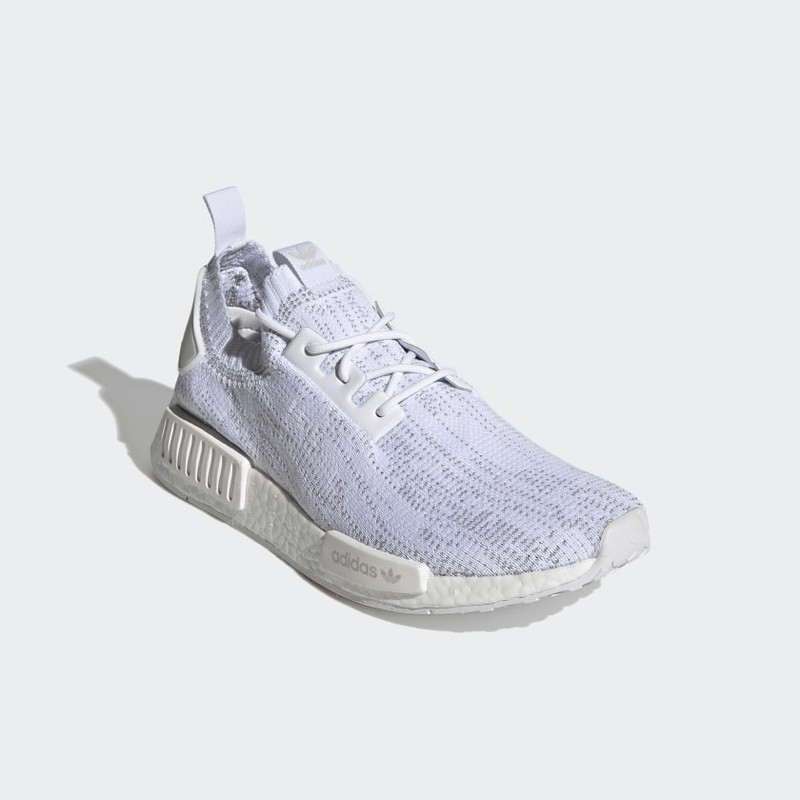 Adidas nmd r1 primeknit grey grey white hotsell